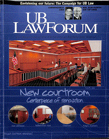 UB Law Forum cover volume 13, number 2