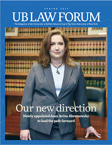UB Law Forum cover volume 31, number 2