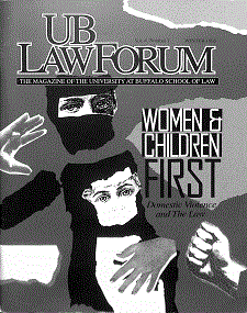 UB Law Forum cover volume 8, number 1