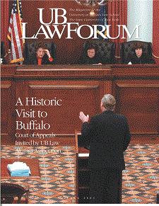 UB Law Forum cover volume 18, number 1