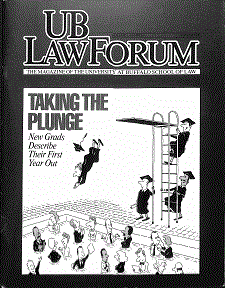 UB Law Forum cover volume 5, number 1
