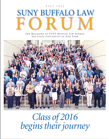 UB Law Forum cover volume 28, number 1