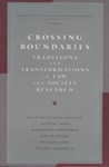 Crossing Boundaries:  Traditions and Transformations in Law and Society Research