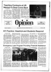 The Opinion Volume 21 Number 2 – October 2, 1980