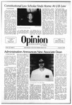 The Opinion Volume 22 Number 3 – October 22, 1981