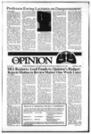 The Opinion Volume 26 Number 5 – November 13, 1985
