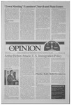 The Opinion Volume 30 Number 7 – November 8, 1989 by The Opinion
